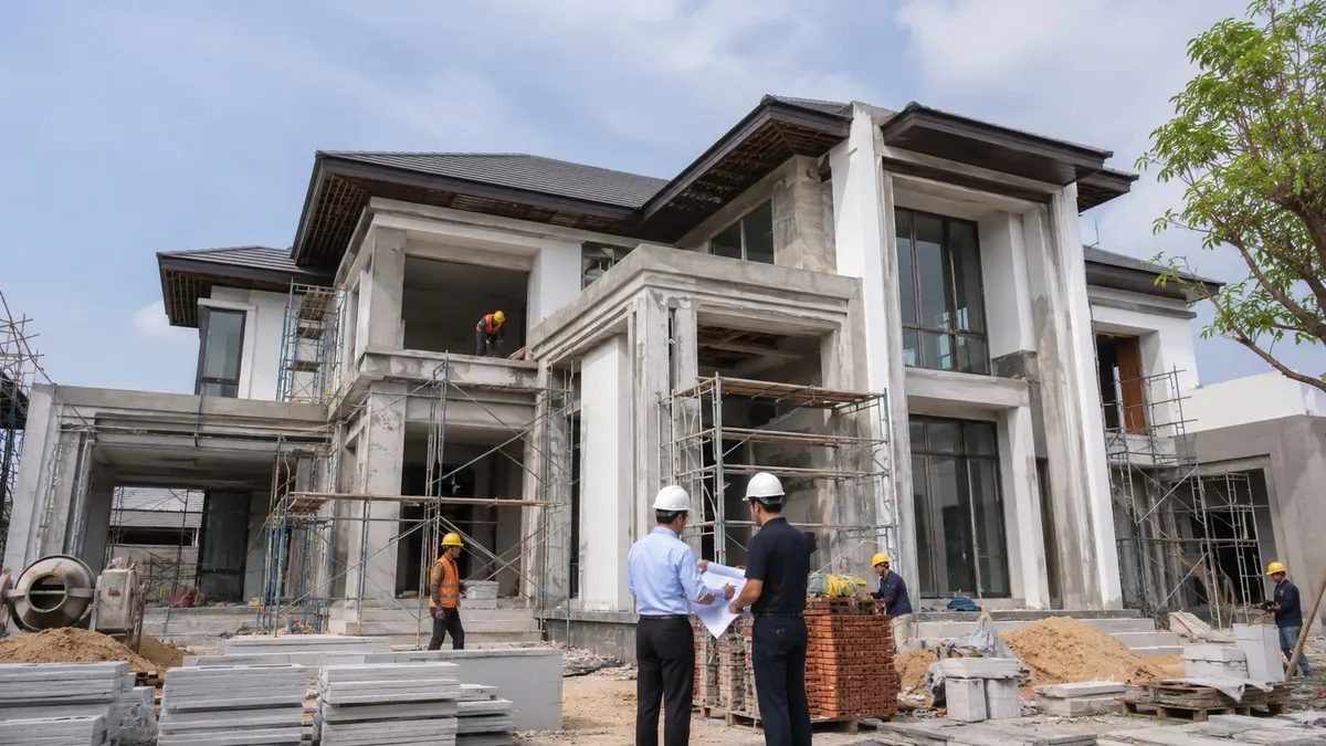 Thi công biệt thự